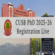 CUSB PhD 2025-26 Registration Live; Register Before September 23; Check Details Here